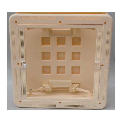 Dakraam met handvat Chantal creme 40x40 cm met muggengaas - CF12043