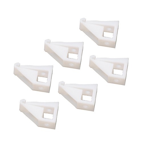  Set of 6 rail brackets - for I-rail - wall mounting - CF12313 