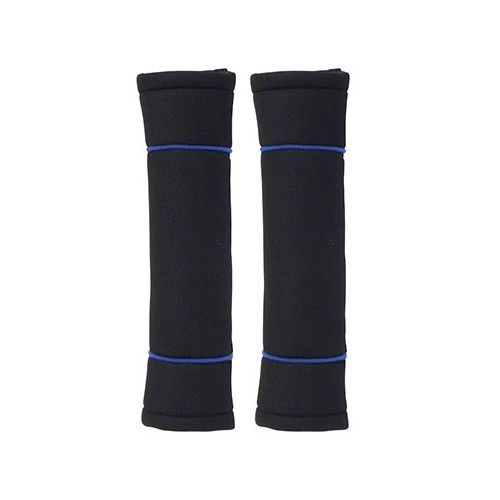  Conjunto de 2 protectores de cintos de segurança - preto - CF12386 