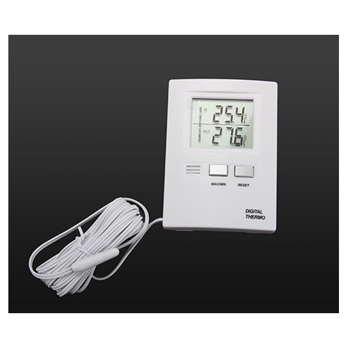 Indoor / outdoor digital thermometer.