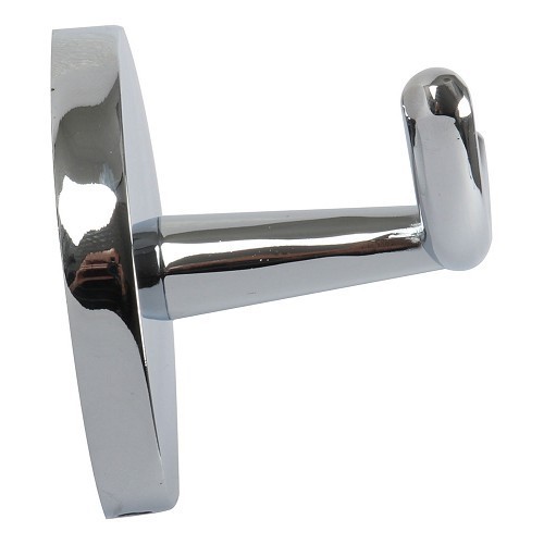 Double chrome-plated coat hook - CF12594