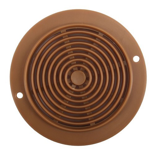 Griglia di ventilazione rotonda in plastica da 78 mm, marrone - CF12608