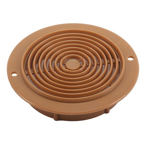  78 mm rond kunststof ventilatierooster, bruin - CF12608 