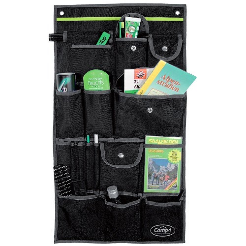 Organizer multifunzione TL Noit/Verde - 12 tasche