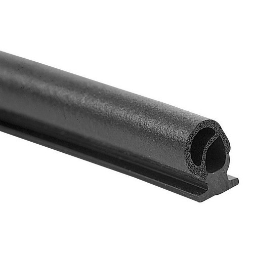  Vedante de borracha preto para porta Parapress - vendido ao metro - CF13201 