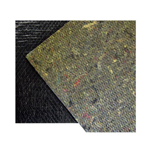  Soundproofing sheet 1 x 0.5 m - bituminous surface on grey felt - motorhomes and vans - CF13235 