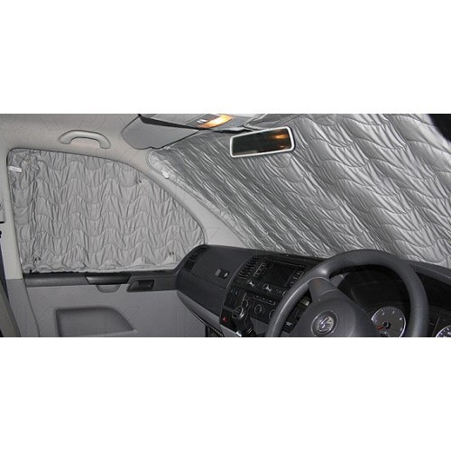  9-layer interior thermal insulation (8) for VW T6 Caravelle Multivan California short chassis - with hatchback - 2015 to 2021 - CF13986 