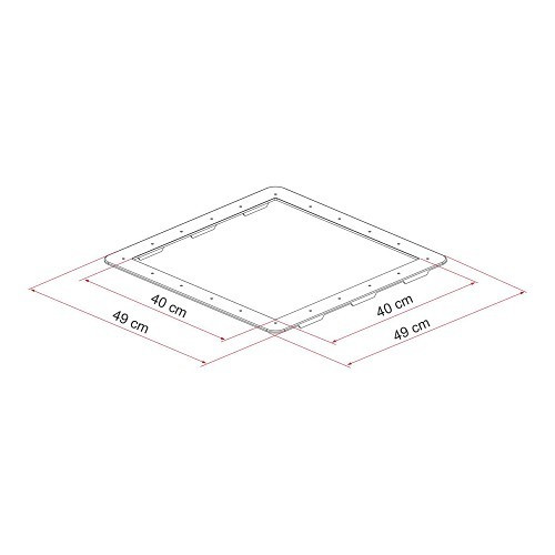 FIAMMA FRAME DUCATO kit per lucernario Vent 40  - CF14033