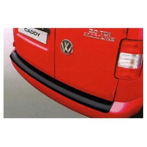  Zwarte achterbumperbeschermer voor VOLKSWAGEN CADDY tussen 2004 - CG10974 