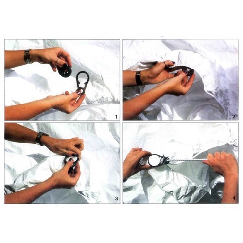 Nylon eyelets for attaching the exterior protective covers - CG11508