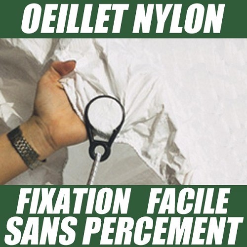 Ilhós de nylon para fixação de coberturas protectoras externas