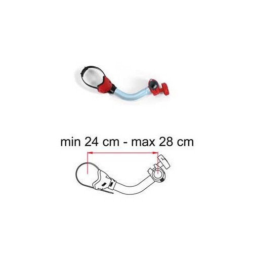 Bras BIKE BLOCK PRO 2 RED pour porte-vélos CARRY BIKE FIAMMA - CP10026