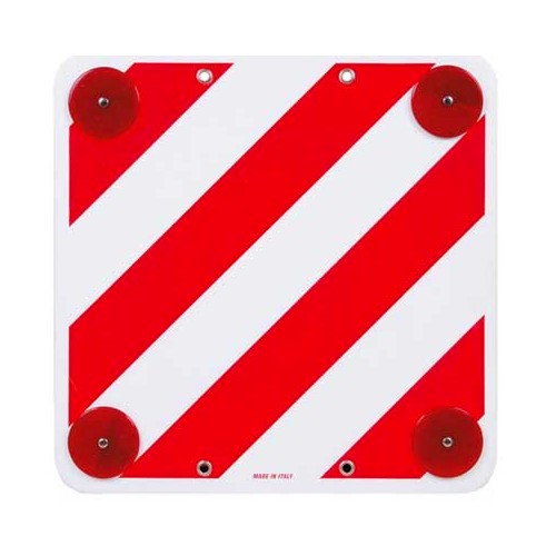 CEE-approved rear warning sign PLASTIC ALU SIGNAL Fiamma (except Spain) 