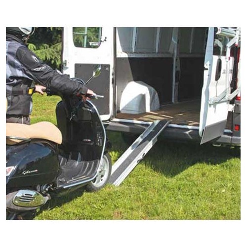  CARRY RAMP motorfietsdrager - aluminium - l: 15 cm. Max. lengte:175 cm. Max. belasting:130 kg - CP10100 