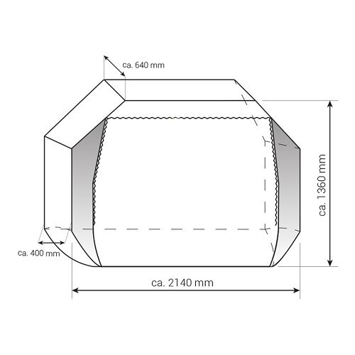 Capa de proteção para 2 bicicletas elétricas Conceito Zwoo 2 E-Bike  HINDERMANN - CP10179