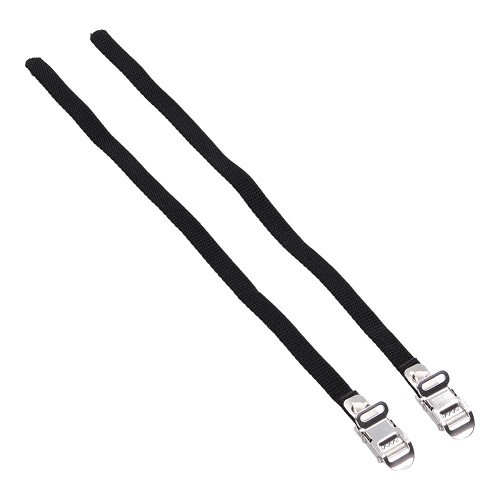  Schwarze FIAMMA STRIP-Gurte für CARRY BIKE - L: 39 cm - 2 Stück - CP10535 