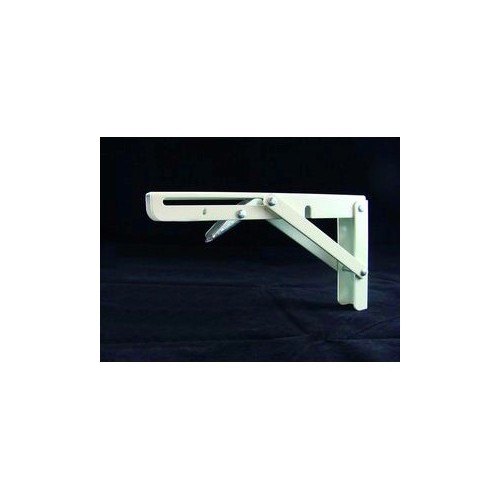  Consola plegable de acero lacado blanco 300 x20 mm - CQ10426 