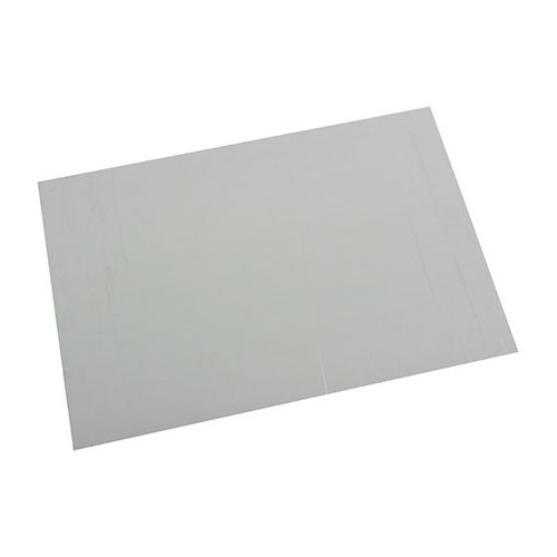 Placa galvanizada de acero - 33 x 50 cm - Grosor: 0,7 mm