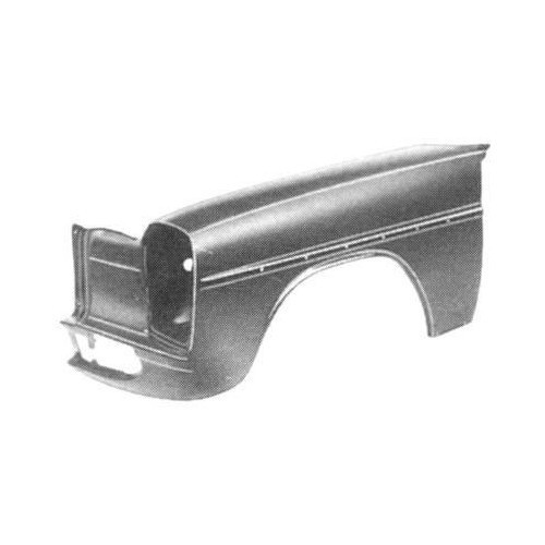  Pára-choques frontal esquerdo para Mercedes W114/115 segunda série - CR10538 