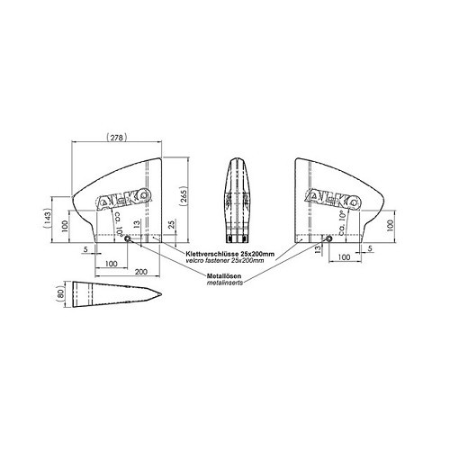 Housse tête attelage noire ALKO pour AKS1300 AKS200 - CR10647