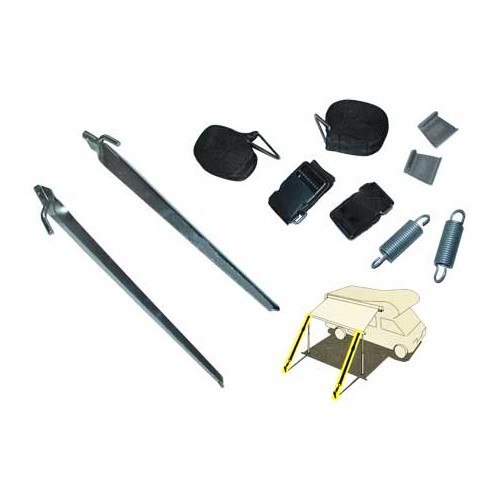 Kit de fijación antitormenta TIE DOWN S para estores F45S  - CS10714