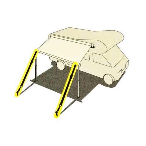 TIE DOWN S storm mounting kit for F45S blinds  - CS10714