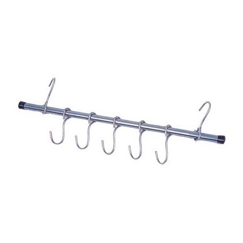  Hanging bar with 5 hooks - l: 40 cm - CS10792 