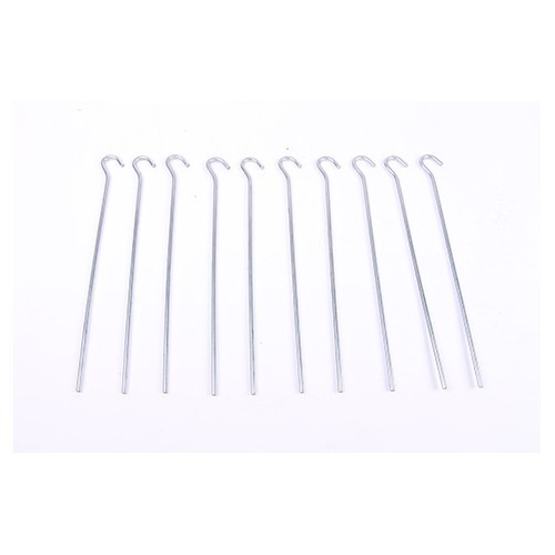  Kit of 10 sardine stakes L: 24 cm steel - soft ground - CS10801 