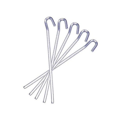  Kit of 5 sardine stakes L: 23 cm steel hard floors - CS10834 