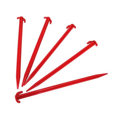  Kit de 5 piquets croix en plastique L: 30 cm - sols souples - CS10843 