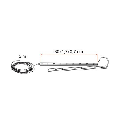 Led-Beleuchtung AWNING ARMS LED für FIAMMA-Markisenarme - CS10972