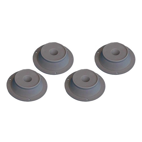 Kit of 4 pointed stake foot cups diam: 115 mm - CS11152