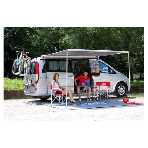  Fiamma F35 PRO 220 awning grey case and feet - CS11477 