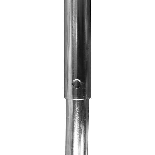 Barra de bolsillo antiagua de acero galvanizado Ø 19x22 mm L: 165-255 cm - CS11515