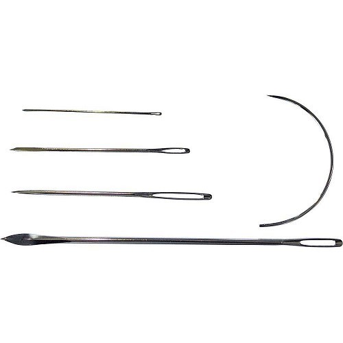 Kit of 5 knitting needles for camping items