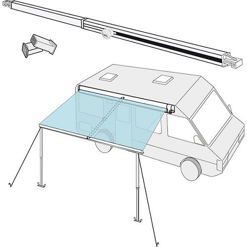 RAFTER Tensor de tecido Fiamma - CS11867