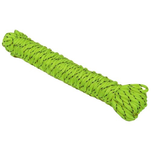  Alambre de tensión para toldos y carpas - verde fluorescente - Ø 3 mm - 50 m - CS12365 