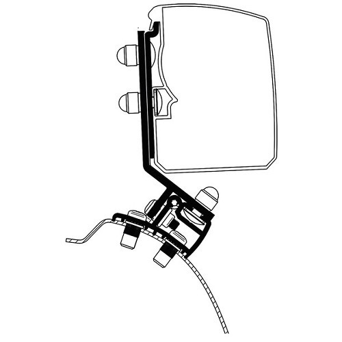  Oministore 3200 THULE luifel bevestigingsadapter - voor Citroën Spacetourer > 2016 - CS12423 