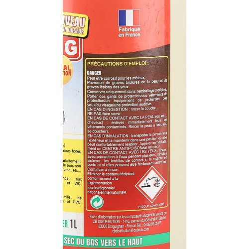 CLEAN CARAVANING - 1 litro - per teloni e tende da sole  - CS13974