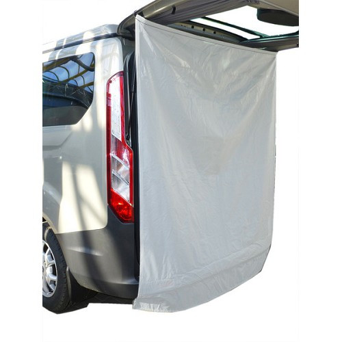 Shower screen/curtain for vans with tailgate - CS13981