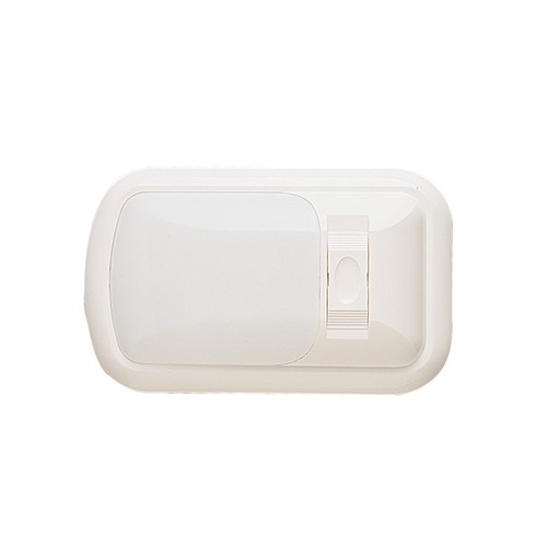 Candeeiro de parede de 21W - branco - com interruptor de ligar/desligar - para autocaravanas e caravanas.