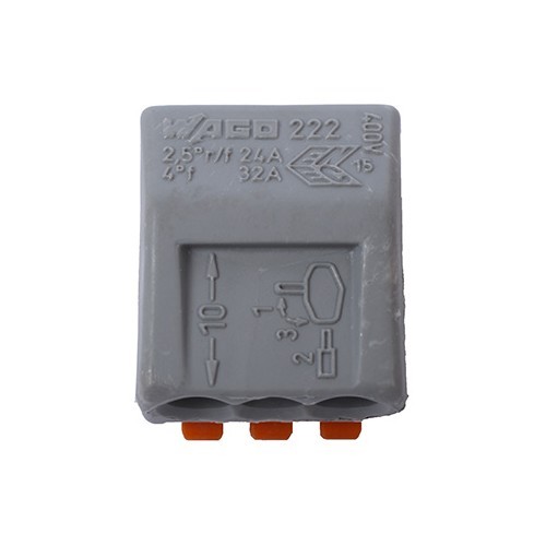 3-connection terminal - sections 0.08 to 4 mm² - CT10297