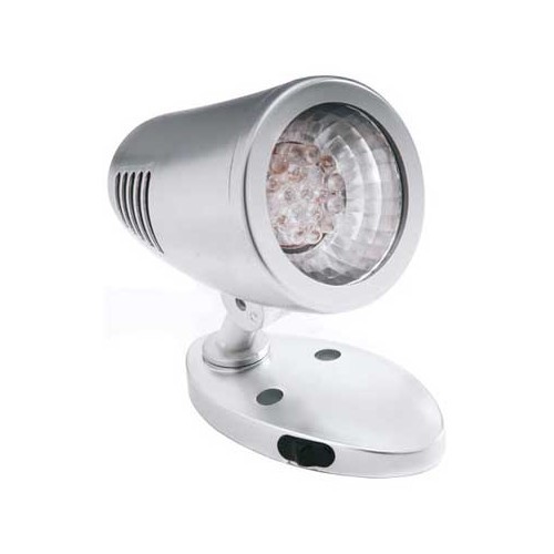  Spot à leds sur pied orientable gris métal - CT10353 