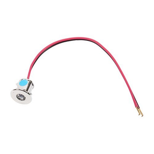  Mini faretto led diam. 18 bluastro cromato - CT103663 