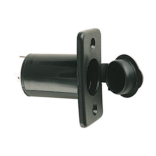 Zoccolo da incasso 12V + coperchio - Ø 21 mm