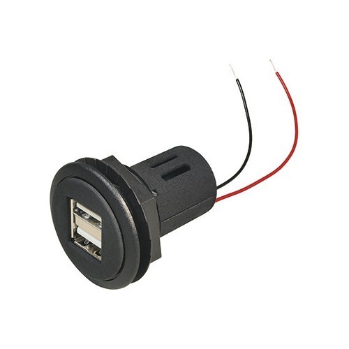  Tomada USB dupla 2x2,5 A 12/24V - CT10424 