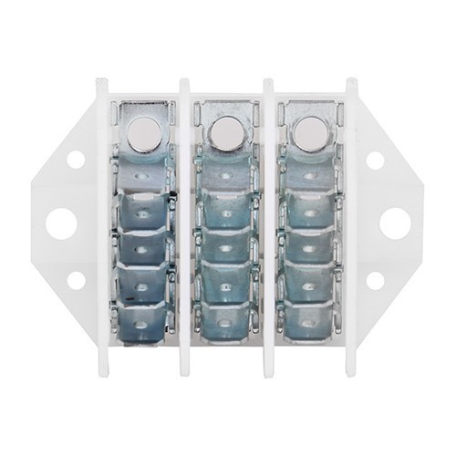 Verteilerblock 15 Anschlüsse Flachsteckhülsen 6.3 mm² - CT10439