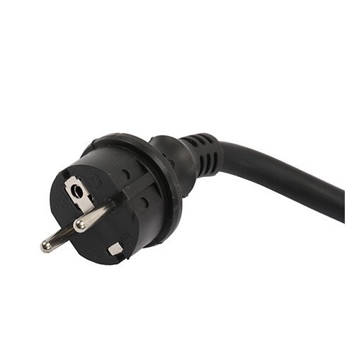 Adaptateur coudé CEE Schuko avec voyant lumineux - CT10467