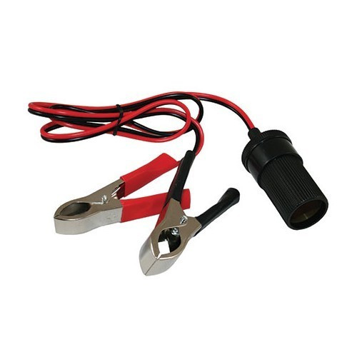  Ficha de 12V com pinças para bateria - CT10569 