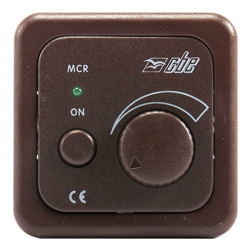 Interruptor de regulação do fluxo luminoso 3A castanho Presto - CT10579